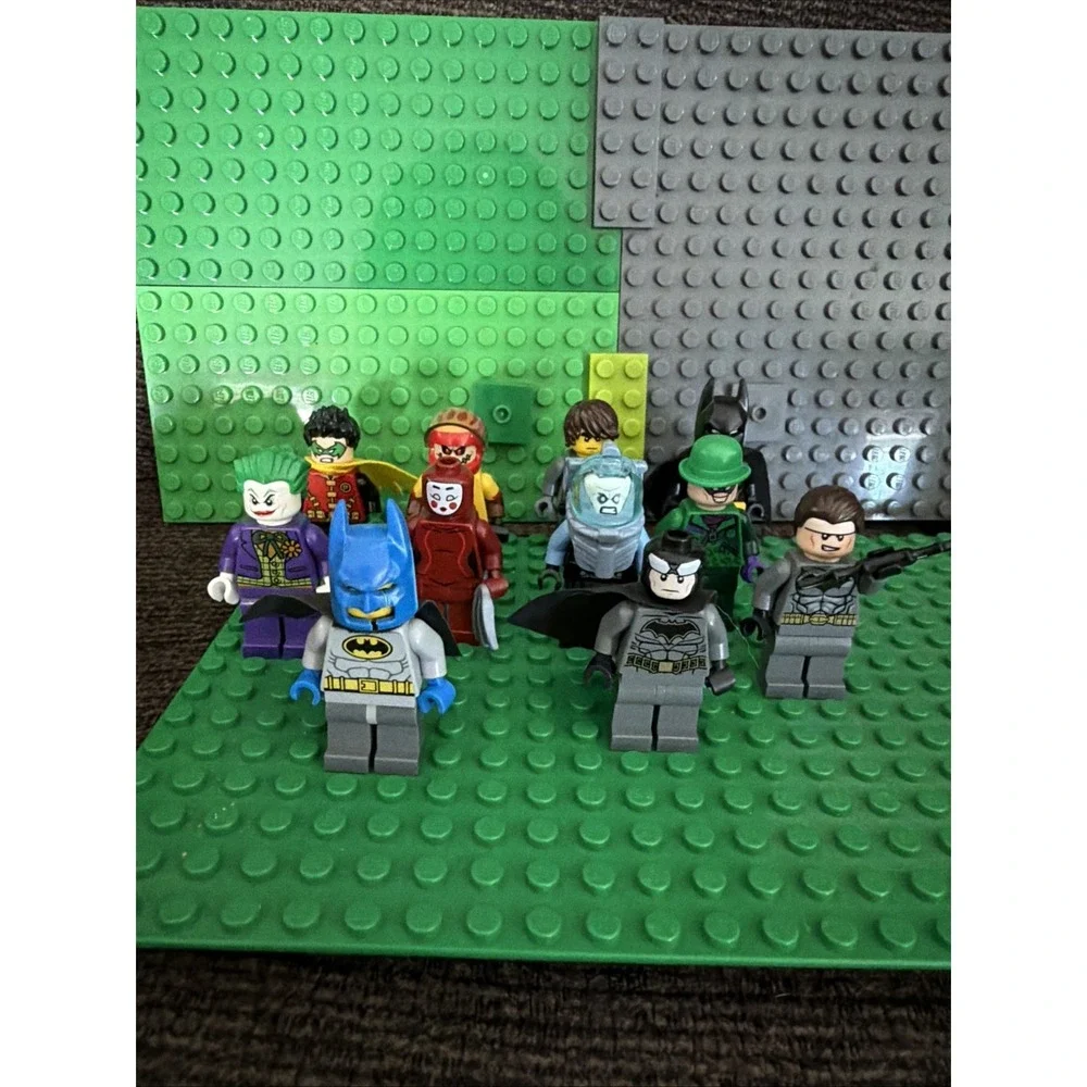 LEGO DC Super Heroes Minifigures Lot Batman Superman Robin Riddler Read